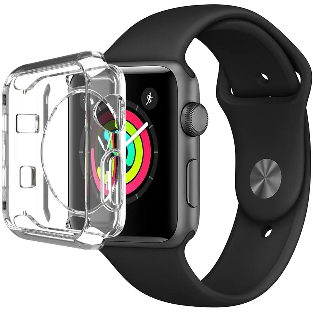 IMAK UX-3 Series for Apple Watch Series 3/2/1 42mm Soft Protective Case [Hollow Front Version] - 6