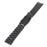 22mm Stainless Steel Watchband with Spring Bars for Moto 360 2nd 46mm/Samsung R380 - Black - 2
