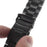 22mm Stainless Steel Watchband with Spring Bars for Moto 360 2nd 46mm/Samsung R380 - Black - 4