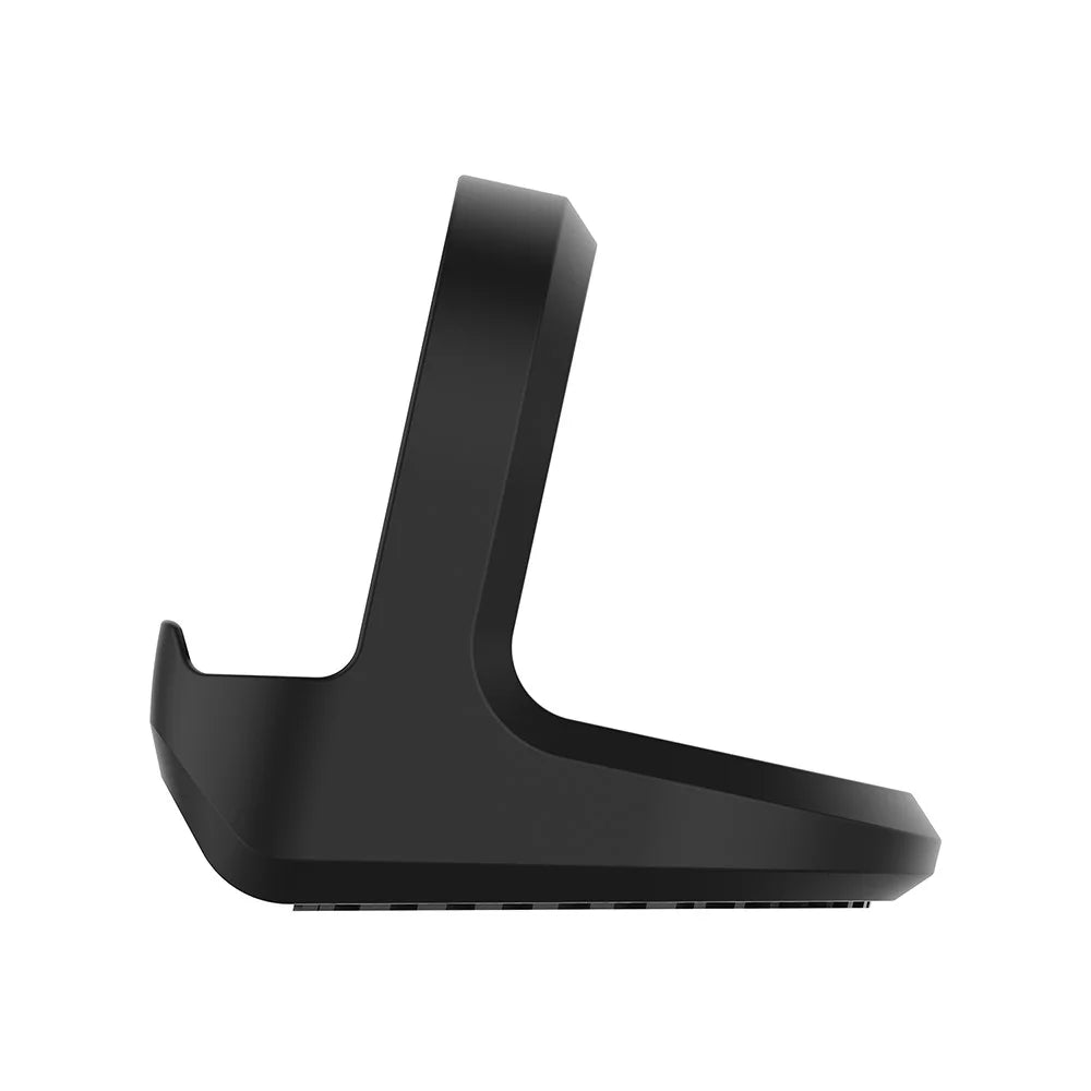 Silicone Charging Stand Dock Station Holder with Charging Hole for Apple Watch Series 4/3/2/1 - Black - 5