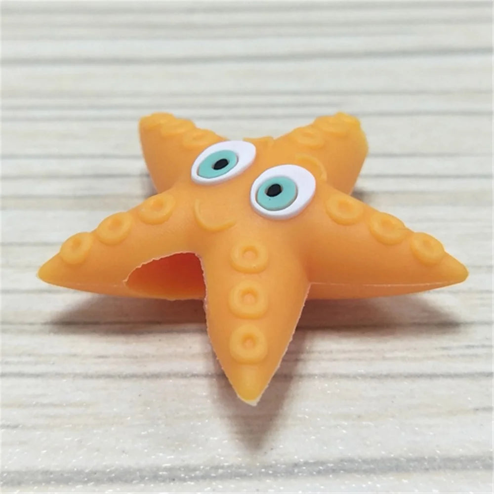 Cute Insect Pattern Charging Cord Protector USB Data Wire Protection Cover - Star - 1