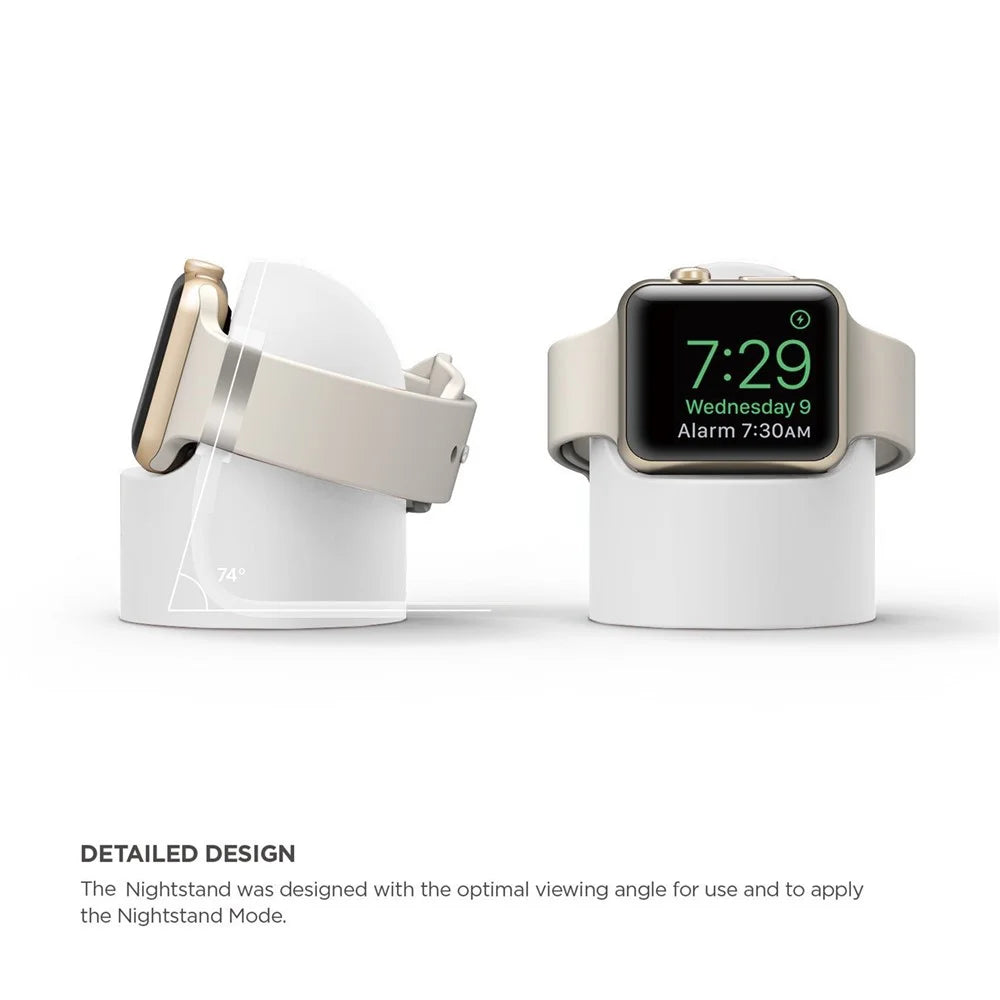 Watch Stand Holder Display for Apple Watch 38mm 42mm 40mm 44mm iWatch Series 1 2 3 4 5 Apple Watch - White - 3