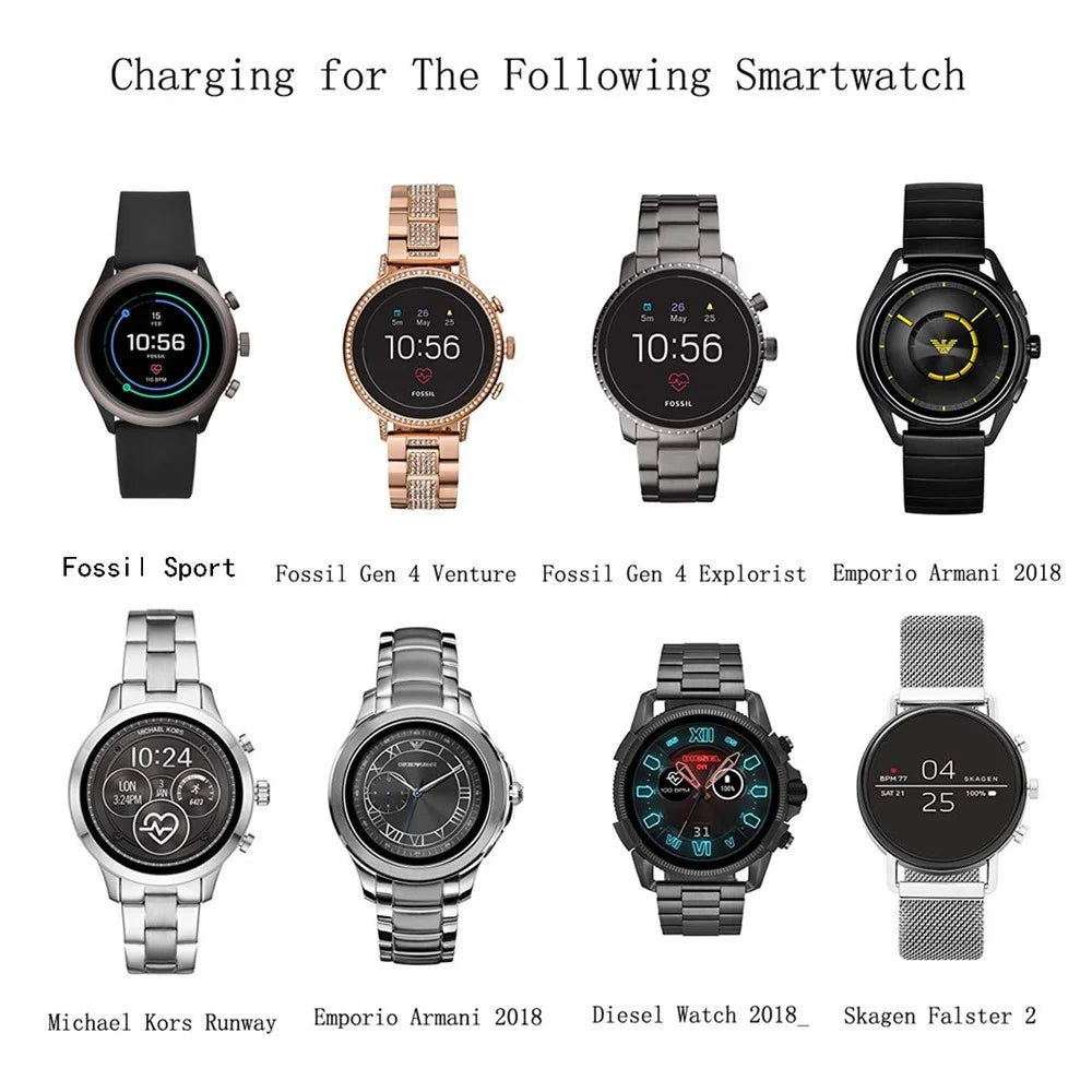 Charger Replacement Wireless Charging Dock for Fossil Gen 4 / Gen 5 / Emporio Armani / Michael Kors / Skagen (Only for The Watch 2018) - 5