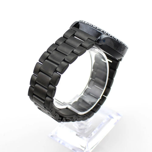 20mm Stainless Steel Watchband Wrist Strap for Samsung Galaxy Gear S2 Classic R732 - Black - 1