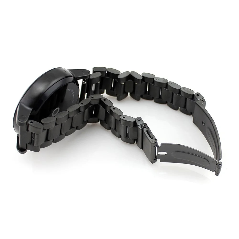 20mm Stainless Steel Watchband Wrist Strap for Samsung Galaxy Gear S2 Classic R732 - Black - 4