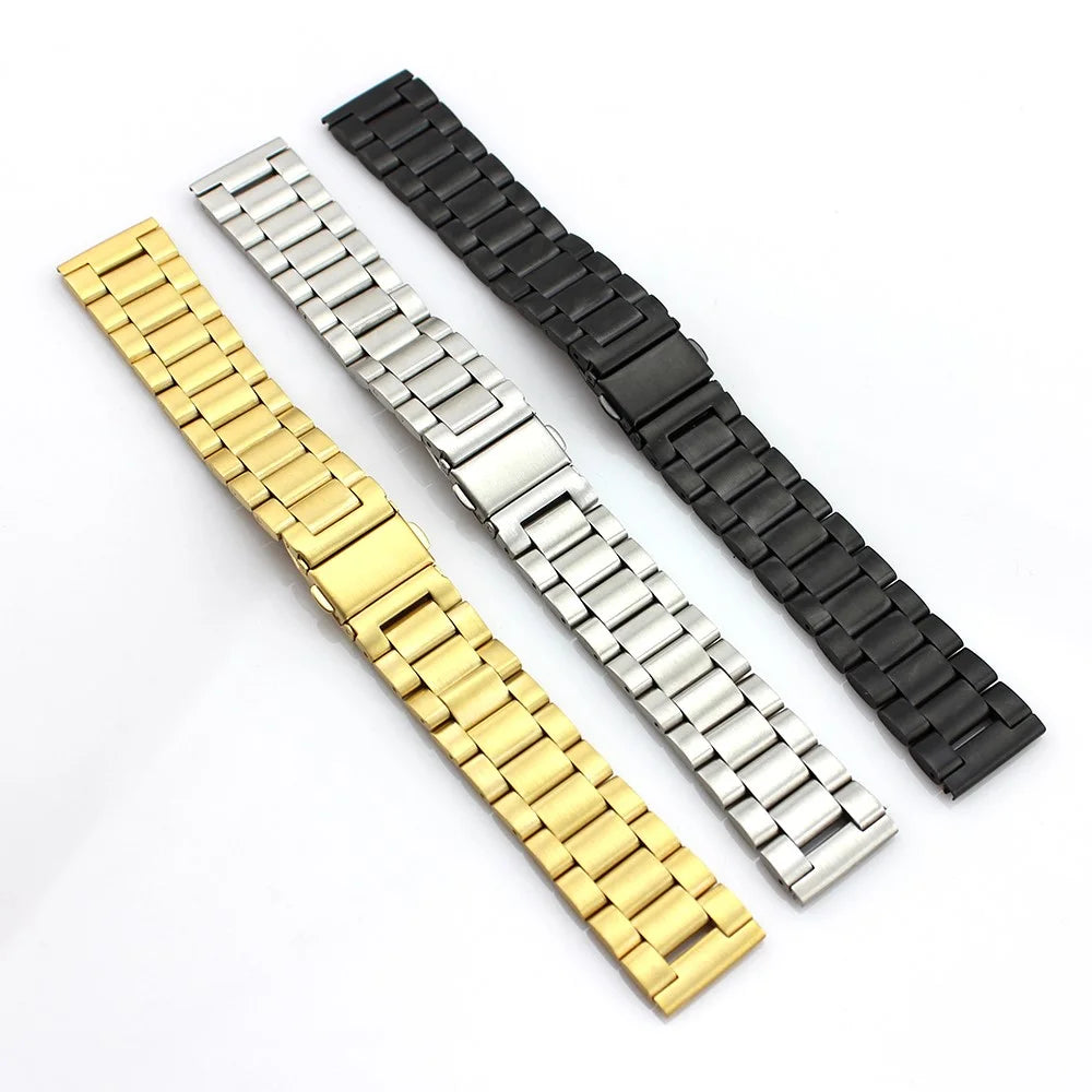 20mm Stainless Steel Watchband Wrist Strap for Samsung Galaxy Gear S2 Classic R732 - Black - 5