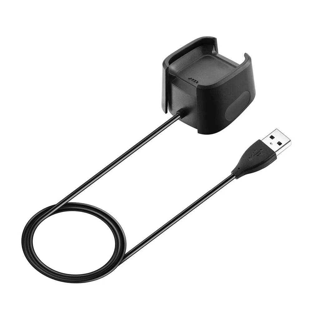 Portable Smart Watch Charger USB Plug Magnetic Charging Base Dock for Fitbit Versa 2 - 1