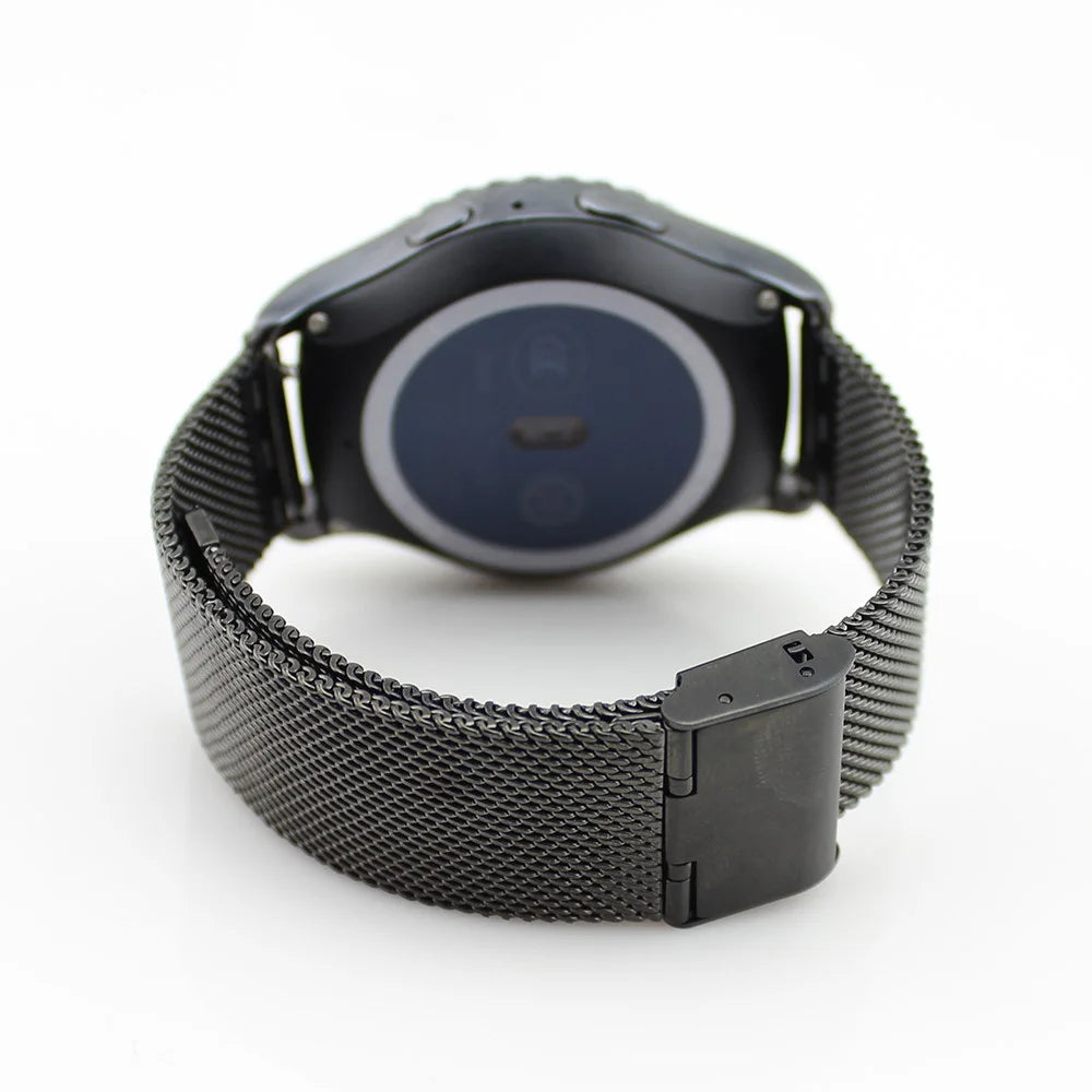 20mm Mesh Metal Watchband Wristband for Samsung Galaxy Gear S2 Classic SM-R732 - Black - 1