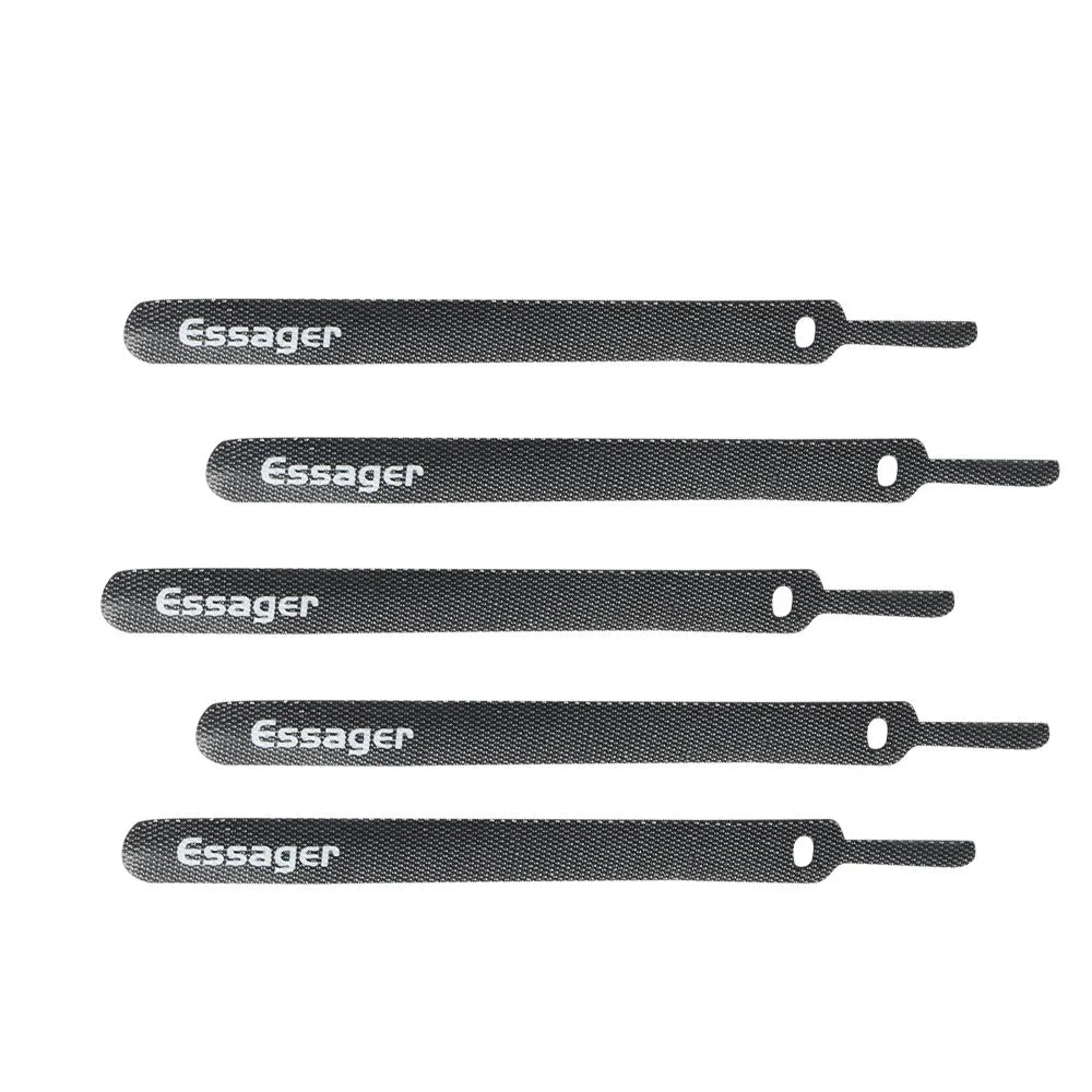 ESSAGER 30Pcs Data Cable Organizer Headphone Cord Finishing Wrap Tie - 3