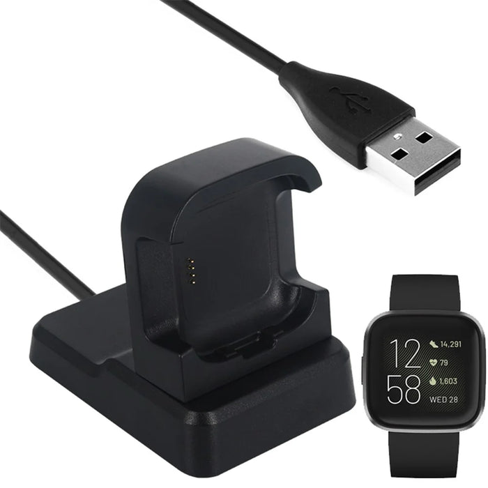 Magnetic USB Cable Charger Dock for Fitbit Versa 2 Smart Watch - 1