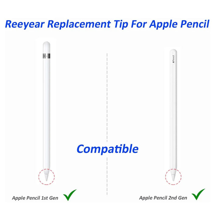 Gel Pen Tip Touch Pen Tip Replacement Nib for Apple Pencil (1st and 2nd Generation) - 7