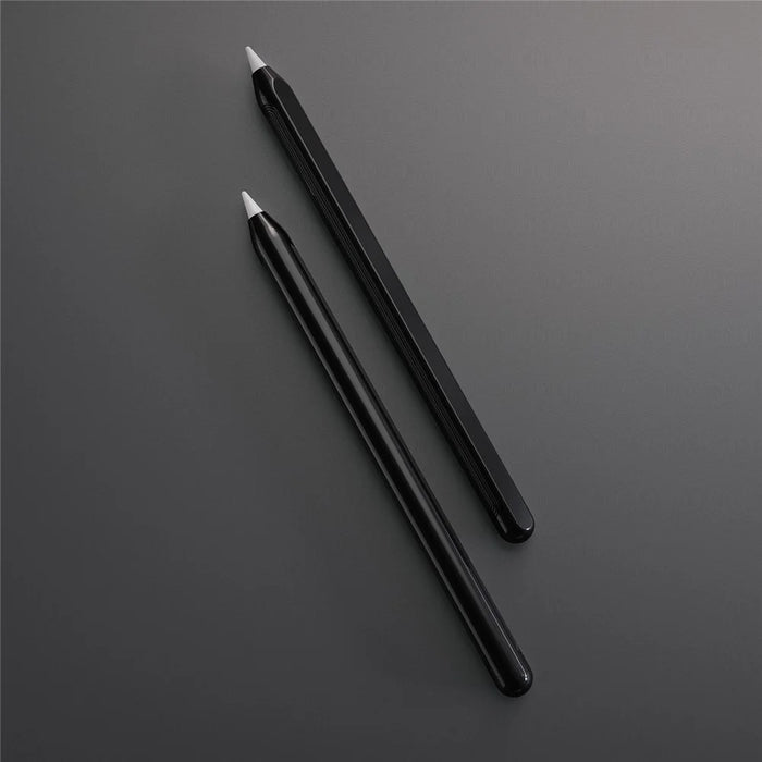 Anti-slip Plastic Stylus Pen Sleeve Protective Case for Apple Pencil (2nd Generation) - Black - 3