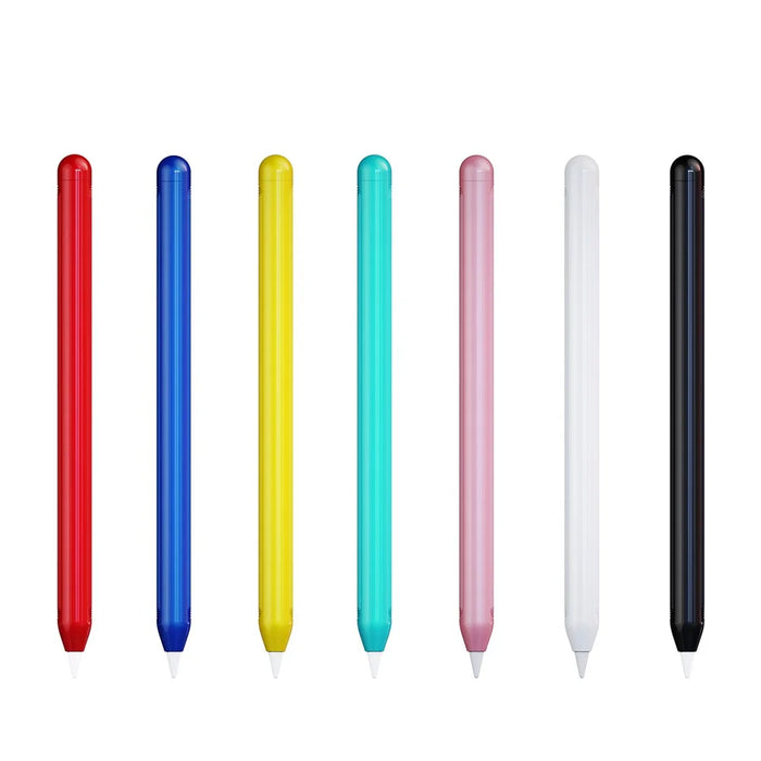 Anti-slip Plastic Stylus Pen Sleeve Protective Case for Apple Pencil (2nd Generation) - Black - 6