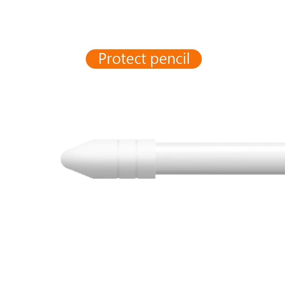 Silicone Cap Holder + Nib Cover + Connector Adapter Tether for Apple Pencil - 5