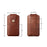Top Layer Cowhide Leather Pouch Case for 5.2 inches Smartphones [Simple Type 1] - Brown - 3