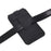 Top Layer Cowhide Leather Waist Pouch for 5.8 inches Smartphones [Simple Type 2] - Black - 5