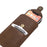 Top Layer Cowhide Leather Pouch Case for 6.5 inches Smartphone [Simple Type 2] - Brown - 4