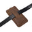 Top Layer Cowhide Leather Pouch Case for 6.5 inches Smartphone [Simple Type 2] - Brown - 6