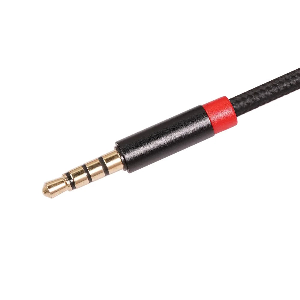 2M 3.5 mm Male to Male 4-Conductor Auxiliary Stereo Aux Cable - 7