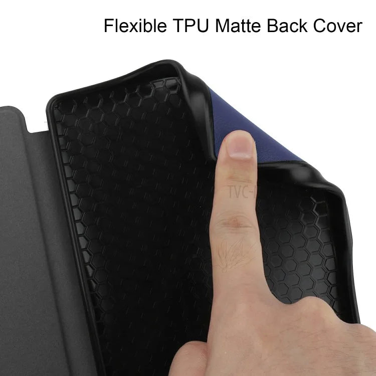 Solid Color PU Leather Wake/Sleep Flip Case for Kobo Nia (2020) - Purple - 7