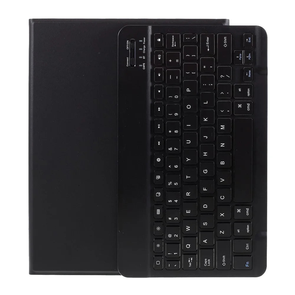 Bluetooth-compatible Wireless Keyboard Leather Case for iPad Air (2022) / (2020) / iPad Pro 11-inch (2021) / (2022) / (2020) / (2018) - Black - 1