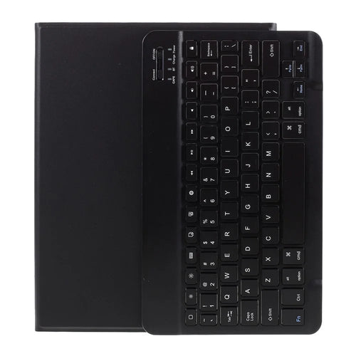 Bluetooth-compatible Wireless Keyboard Leather Case for iPad Air (2022) / (2020) / iPad Pro 11-inch (2021) / (2022) / (2020) / (2018) - Black - 1