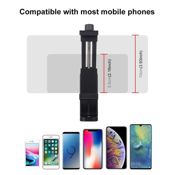 PULUZ PU410 360° Rotating Universal Shooting Phone Clamp Holder Bracket for Smartphones - 6