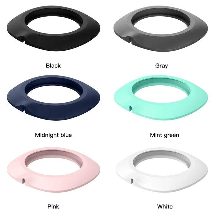 Desk Silicone Protective Case Rim Sleeve for Magsafe Wireless Charger - Green - 6