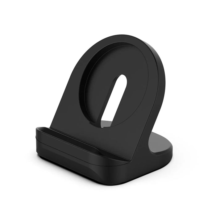 Wireless Charging Silicone Stand for iPhone [without Charger] - Black - 2