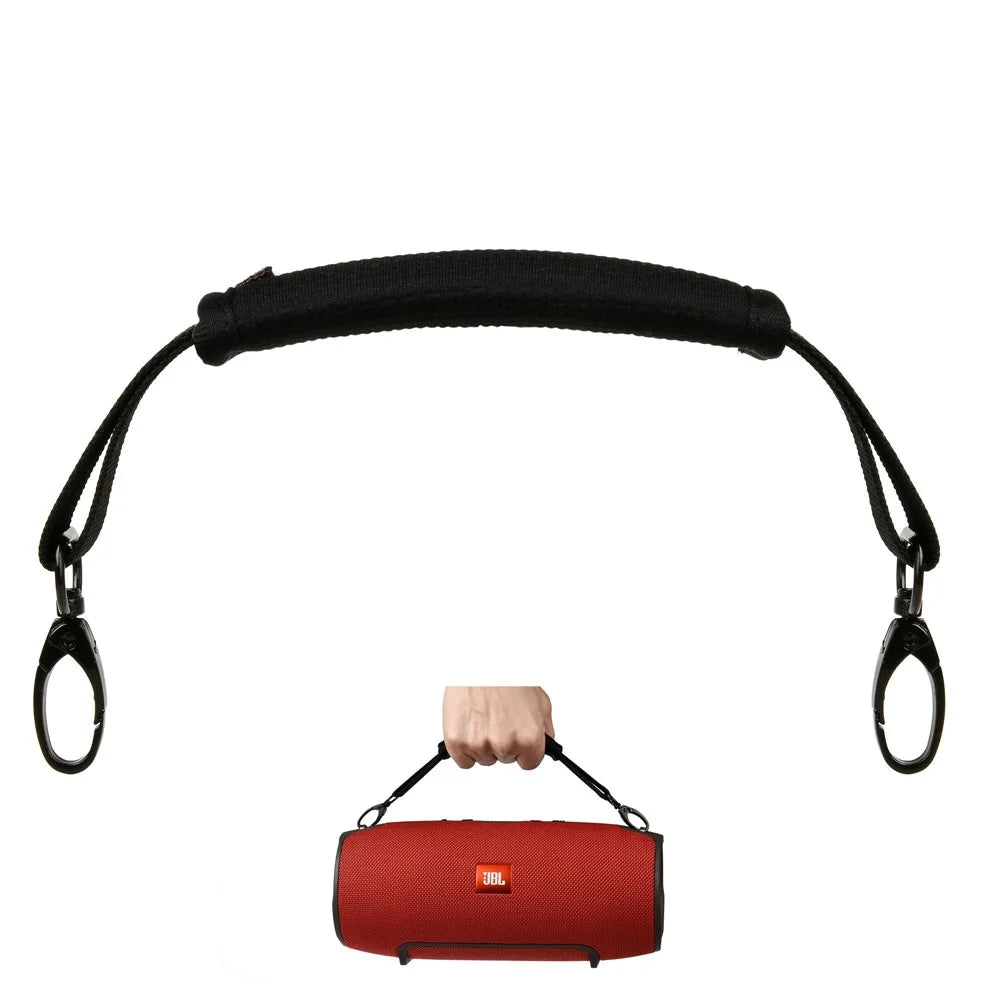 Portable Single Hand-held Lanyard with Hook for JBL Xtreme 1/2 - Black - 1