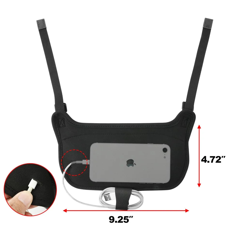 Phone Storage Pouch Side Mesh Pocket for JBL Boombox Bluetooth-compatible Speaker - 5
