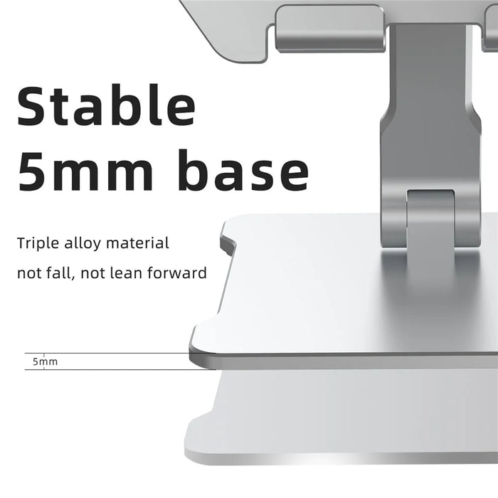 R-JUST PB05 Desktop Tablet Holder Table Foldable Mobile Phone Support Stand Bracket for iPhone iPad - 6