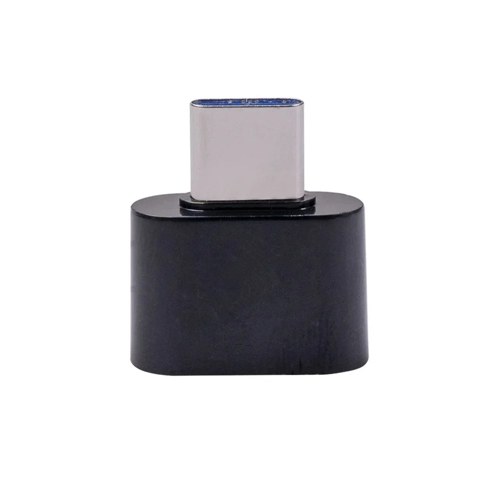 1344T Type C OTG USB 3.1 to USB 2.0 Adapter Connector High Speed Cell Phone Converter for Samsung Hauwei - Black - 2