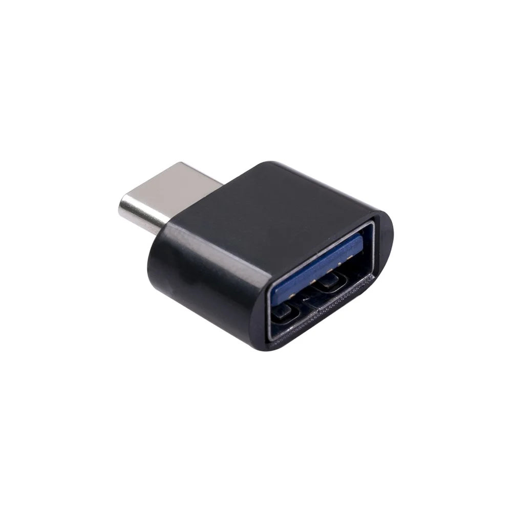 1344T Type C OTG USB 3.1 to USB 2.0 Adapter Connector High Speed Cell Phone Converter for Samsung Hauwei - Black - 6