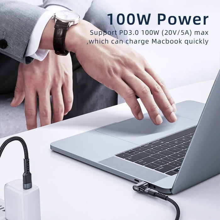 ESSAGER EZJCX-KTZ0G 24-Pin Magnetic Type-C OTG Adapter USB-C 3.1 Fast Charging Data Converter 10Gbs Data Sync Connector - 3