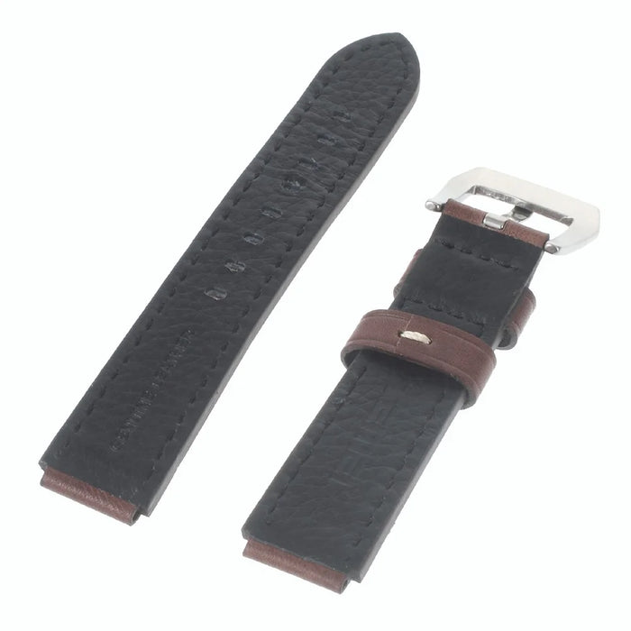 Genuine Leather Wristband Watchband for Huawei Watch (2015) - Coffee - 4