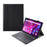 AK10 Detachable 2-in-1 Leather Stand Case with Bluetooth Keyboard for Lenovo Tab K10 TB-X6C6X - Black - 1
