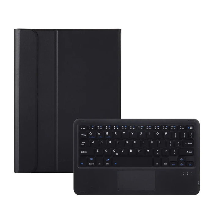 AK10-A Leather Stand Case Bluetooth-compatible Keyboard with Touchpad for Lenovo Tab K10 TB-X6C6X - Black - 5