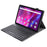 YAK10 2-in-1 Leather Stand Case with Round Keycap Bluetooth-compatible Keyboard for Lenovo Tab K10 TB-X6C6X - Black - 4