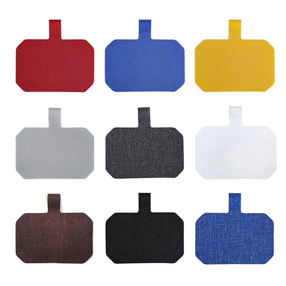 5 Sets/Pack Detachable Adjustable Phone Lanyard Anti-lost Badges Tether Patches Mobile Ropes Neck Straps - Dark Blue - 5