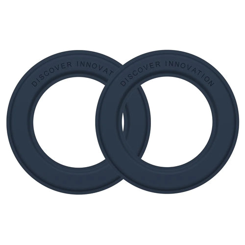 NILLKIN 2Pcs Universal Mobile Phone Round Magnetic Sticker Rings for Magsafe Wireless Charger - Blue - 1