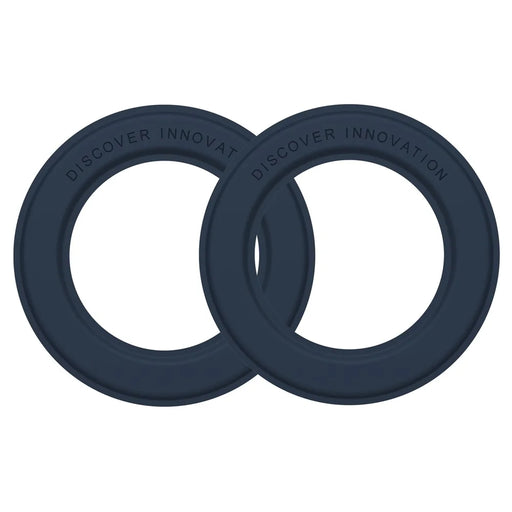 NILLKIN 2Pcs Universal Mobile Phone Round Magnetic Sticker Rings for Magsafe Wireless Charger - Blue - 1