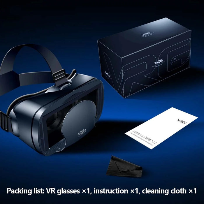 VRG Pro 120 Degree Wide Angle 3D VR Headset Helmet Smart Virtual Reality Glasses for 5-7inch Smart Phone - 6