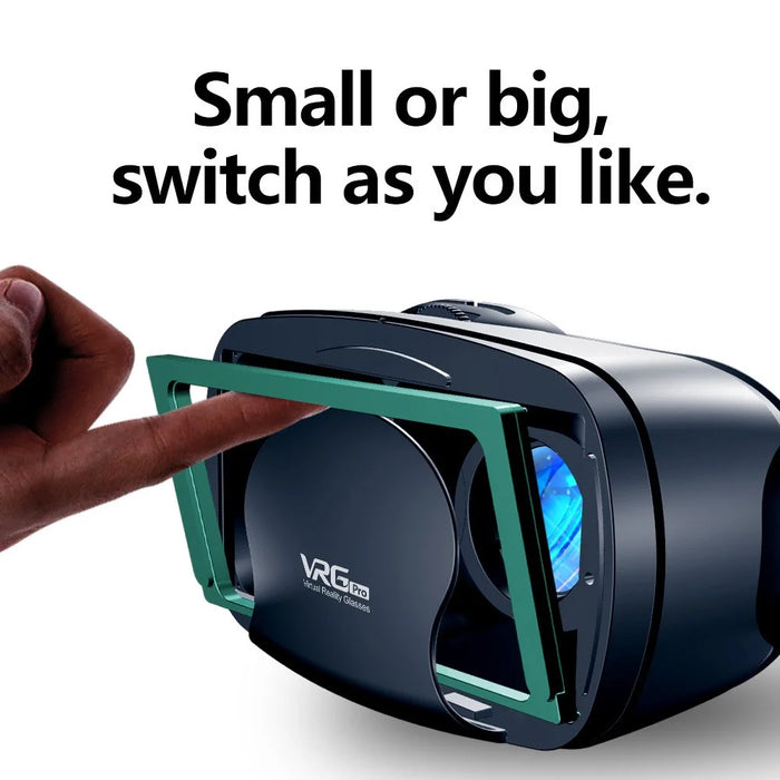 VRG Pro Plus 3D VR Headset Helmet Smart Virtual Reality Glasses for 5-7inch Smart Phone - 5