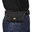 Universal Cowhide Leather Horizontal Style Mobile Case Waist Belt Loop Phone Bag Pouch for 5.5 - 6.5-inch Phone - Black - 4