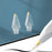 2Pcs/Set 7.0 Brass Spring Pencil Tips for Apple Pencil 1st Gen / 2nd Gen Transparent Pen Nibs Replacement Tips for iPad Pencil - 2