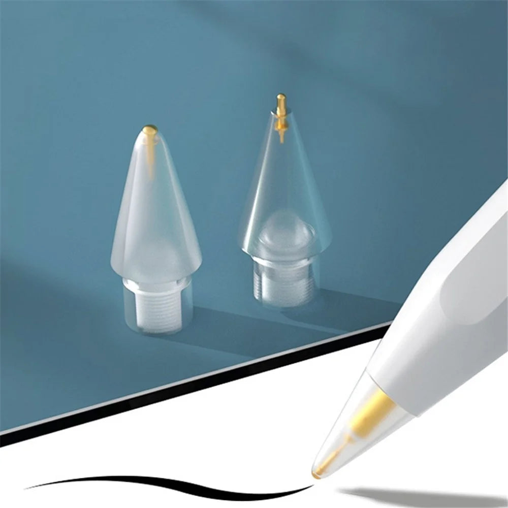 2 in 1 6.0 Brass Needle + 7.0 Brass Short Needle Pen Nibs Set for Apple Pencil 1st Gen / 2nd Gen Replacement Tips for Drawing/Writing - 1