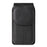 Cell Phone Belt Holster Universal 6.7-inch Phone Case Cowhide Leather Vertical Waist Pack Pouch with Hook - Black - 2