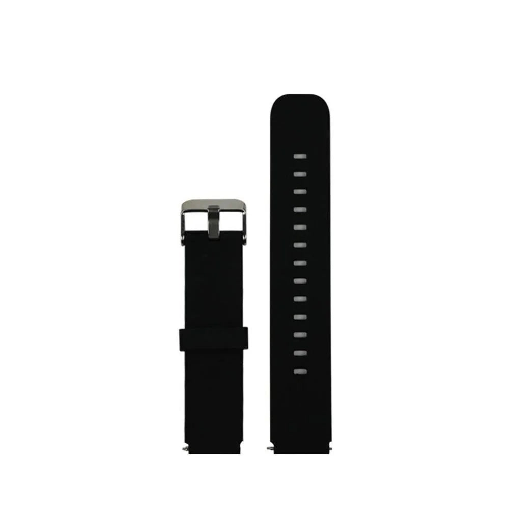 Silicone Watchband Wristband for Samsung Gear S2 SM-R720 - Black - 1