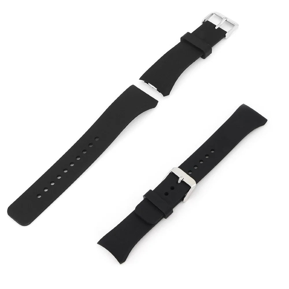 Silicone Watchband Wristband for Samsung Gear S2 SM-R720 - Black - 3